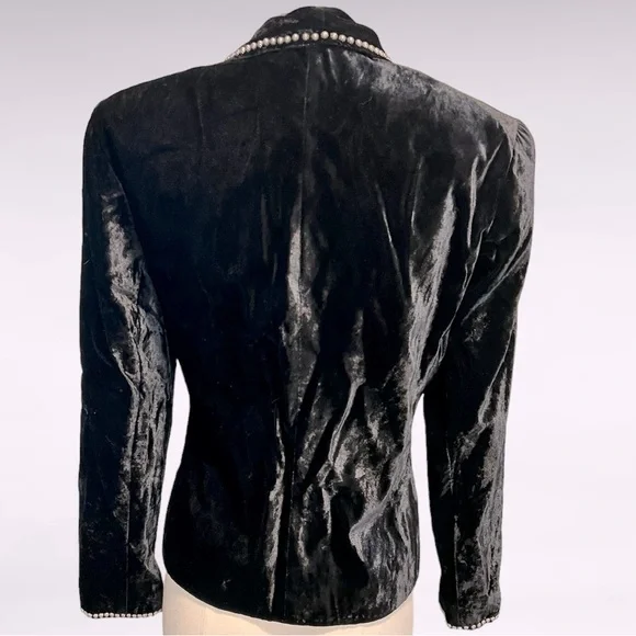 Double D Ranch Embellished Velvet Blazer - Picture 2 of 7